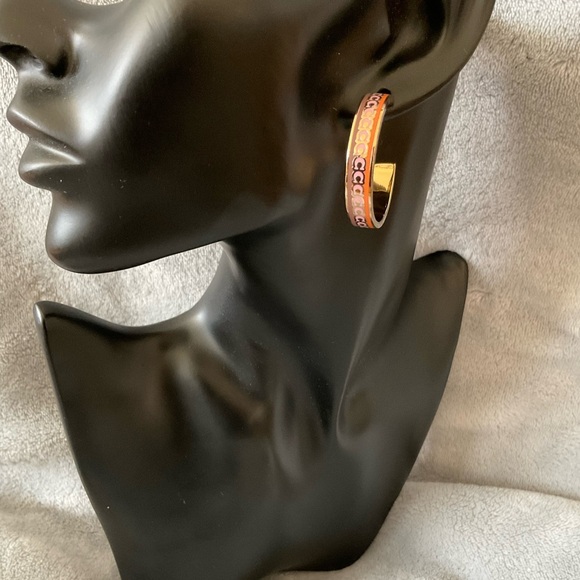 Coach Hoop Earrings - Picture 5 of 9